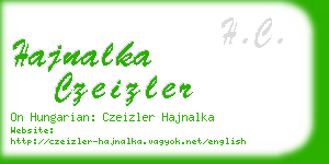 hajnalka czeizler business card